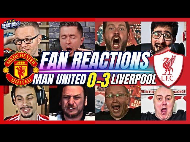 MAN UNITED& LIVERPOOLFANS REACTION TO MAN UNITED 0-3 LIVERPOOL | 24/25 PREMIER LEAGUE