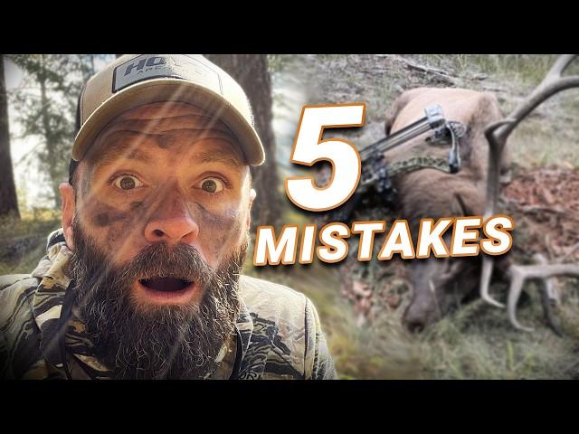 5 MISTAKES Successful Public Land Elk Hunters DON'T MAKE