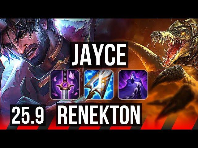 JAYCE vs RENEKTON (TOP) | EUW Challenger | 25.9