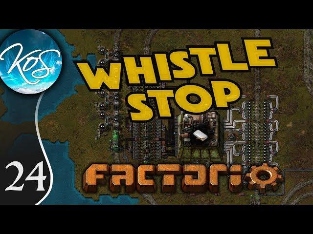 Whistle Stop Factorio Ep 24: BRINGING REDS BACK HOME - Mod Spotlight, Let's Play, Gameplay