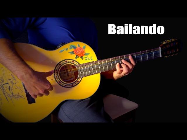 Incredible spanish guitar performance rendition of Bailando in my bedroom with pyjama