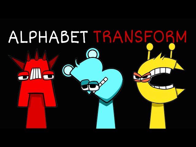 Alphabet lore but they are  incredibox sprunki (full)