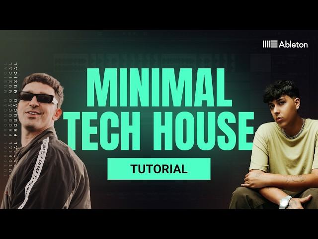 Tutorial Minimal Tech House no Ableton (Roddy Lima,  Classmatic, Michael Bibi, Cloonee)