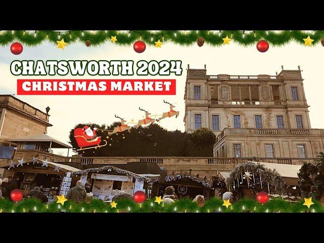 I Visited Chatsworth Christmas Market 2024 | Derbyshire