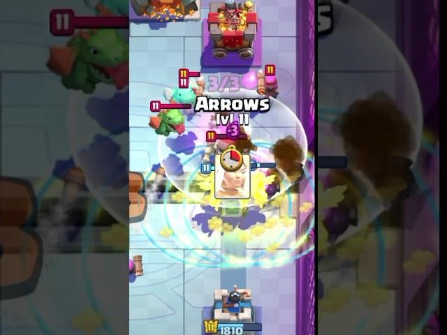  BIG BRAIN PLAY? #gaming #clashroyale #sohrts #evolution #meme