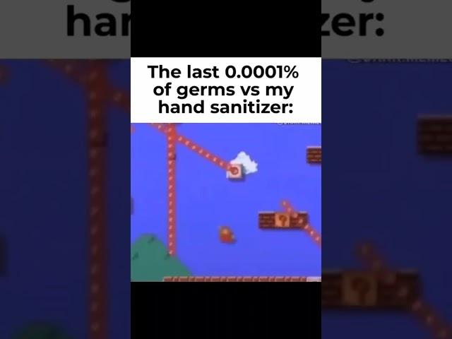 yeah #mario #meme #youtubeshorts #shortsvideo #funny #germs #handsanitizer