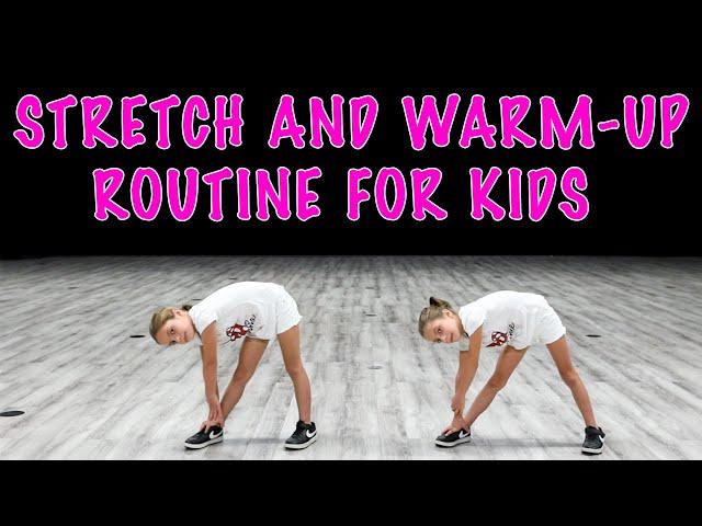 Stretch and Warm up Routine For Kids - (Hip Hop Dance Tutorial AGES 5+)  | MihranTV