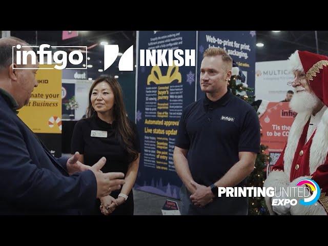 Why is Santa in Atlanta?  INKISH.TV at PRINTING United Expo 2023