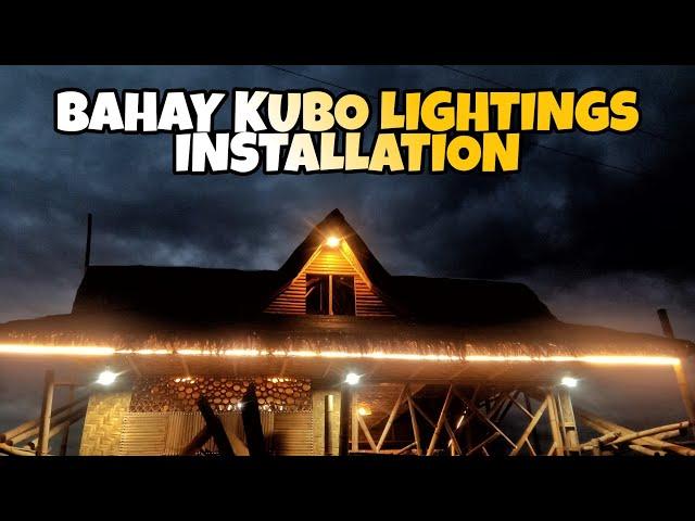 MODERN BAHAY KUBO LIGHTINGS: Installation of Surface & Recessed Type and Strip Lights | Bahalinana