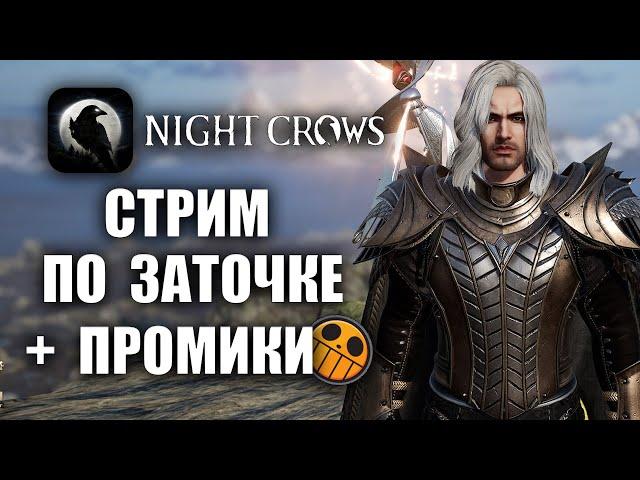 NIGHT CROWS |  ЗАТОЧКА  +  НОВЫЕ ПРОМИКИ