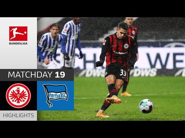 Eintracht Frankfurt - Hertha Berlin | 3-1 | Highlights | Matchday 19 – Bundesliga 2020/21