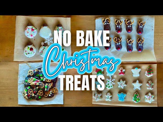 NO BAKE CHRISTMAS TREATS | Holiday Baking Recipes | Christmas Desserts | MEL COOP