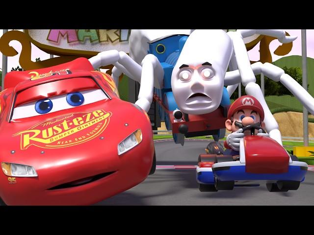 Cursed Thomas in The Mario Kart