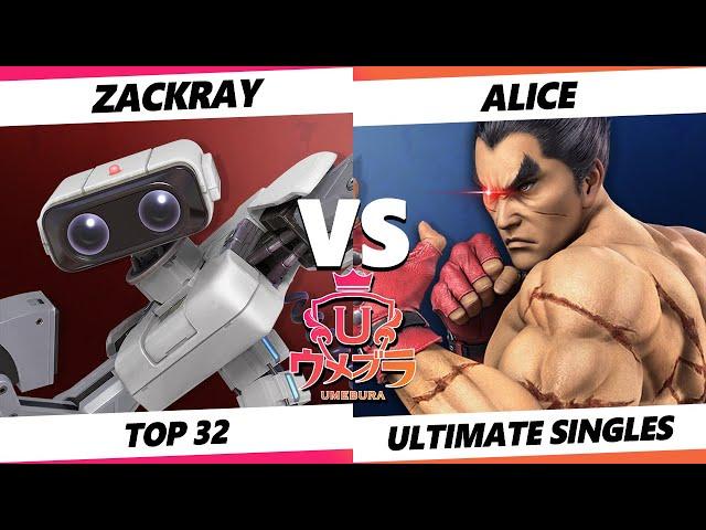 Umebura SP 11 - Zackray (ROB) Vs. alice (Kazuya) Smash Ultimate - SSBU