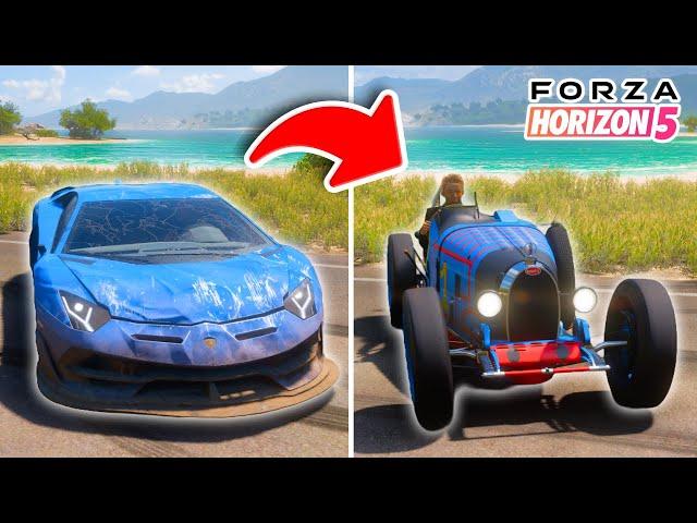 Forza Horizon 5, But If I Crash The Car Is Randomized!