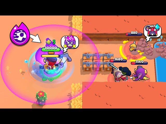 UNSTOPPABLE! CARL's HYPERCHARGE WIPES OUT NOOBS  Brawl Stars 2024 Funny Moments, Fails ep.1555