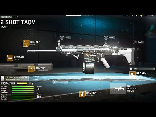 the *2 SHOT* TAQ-V is BROKEN in WARZONE 2! (MW2 Warzone)