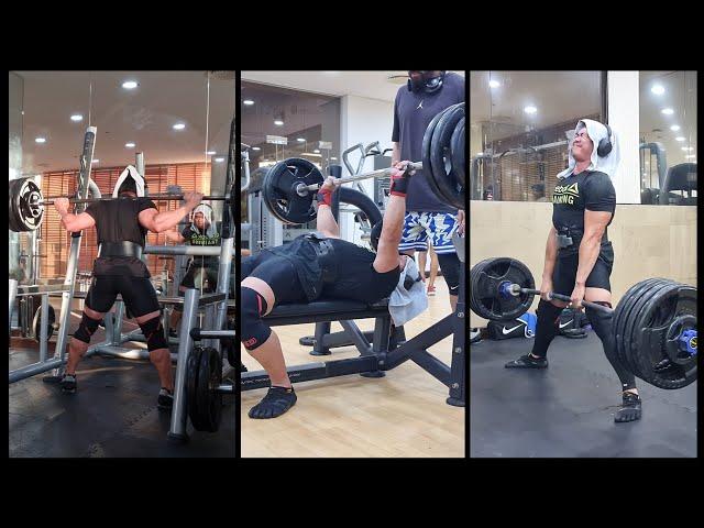 SBD Day - Squat Bench Deadlift - 1 rep max - JLD/TRAINING - August 2023