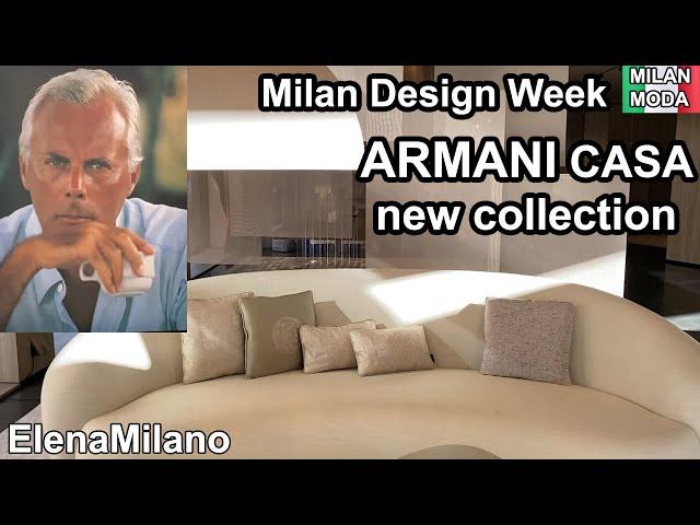 Armani casa new collection Milan Design Week 2024 | day 7  #italy #milan #mdw