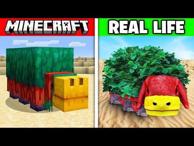 Minecraft Mobs in REAL LIFE! (Animals, Items, Blocks)