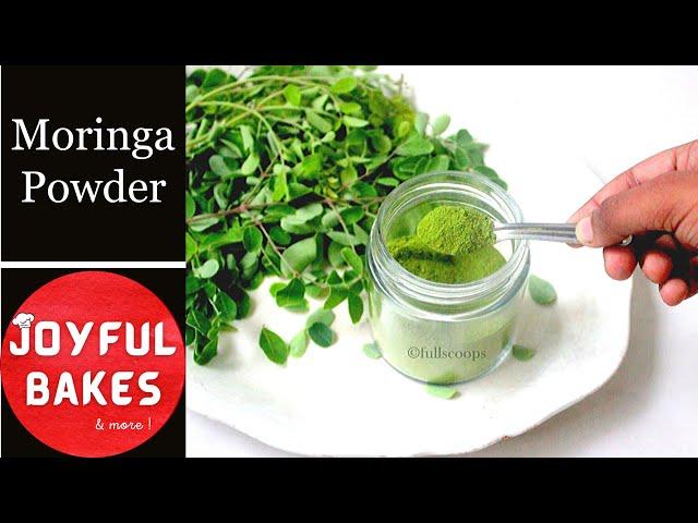 How to make Moringa Powder at Home | Organic Homemade Moringa Powder | Drumstick leaves powder