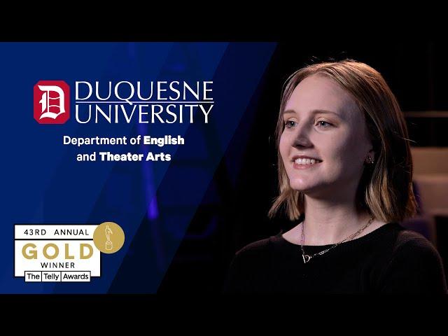 Duquesne University - English & Theater Arts Online Commercial - Pittsburgh Video Production Company