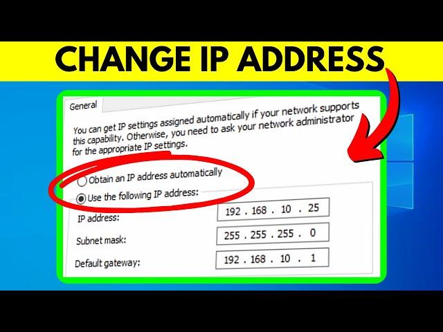 How to Change IP Address on Windows 10/11 (Full Tutorial)