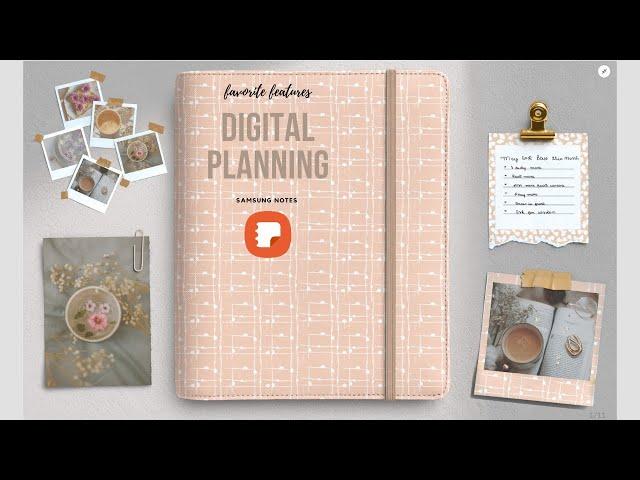 SAMSUNG NOTES- MY FAVORITE FEATURES FOR DIGITAL PLANNING