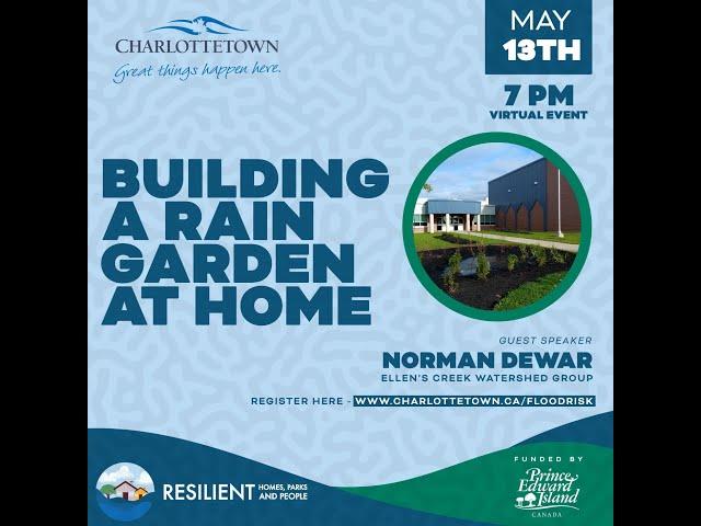 RHPP Speaker Series: Building a Rain Garden at Home