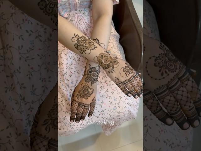 Bridal Henna | Semi bridal | Henna by Rinzz #youtube #shortvideo #shorts #youtubevloggers #myvideo