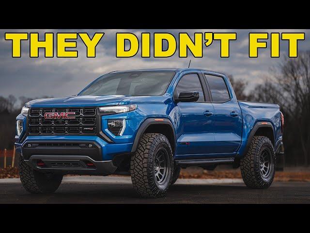 Putting 34’s on the New GMC Canyon…. Overland Build Part 1