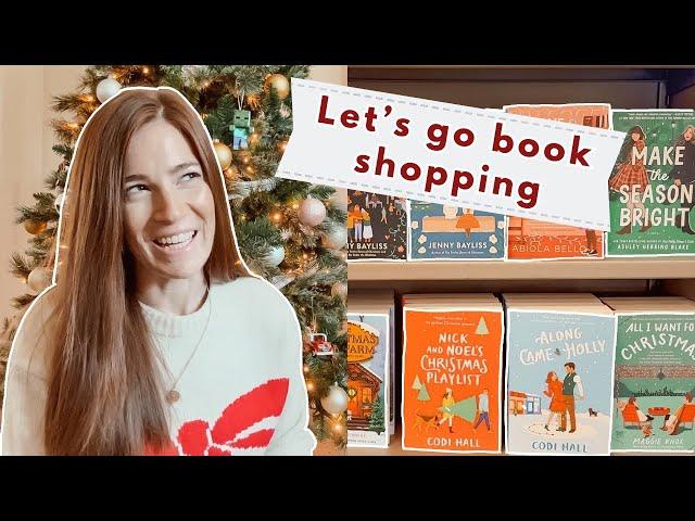 come book shopping with me ️ + a book haul | BOOKMAS DAY 3