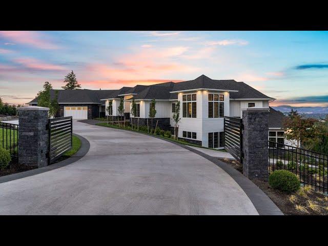 This $6,750,000 Brand new home in Lake Oswego has an absolutely amazing entertainer inside and out