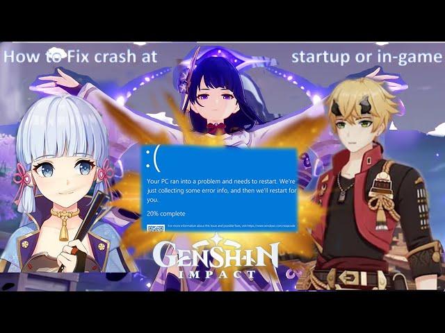 Genshin Impact How to Fix Crash Startup or In-game : Guide of Solution 5 Minutes of Methods