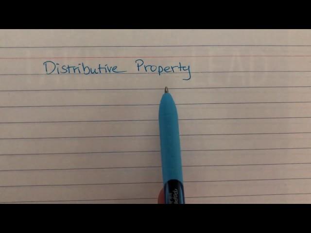 Distributive Property Notes