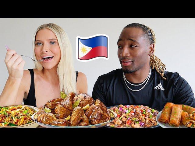 Trying FILIPINO FOOD for the FIRST TIME!