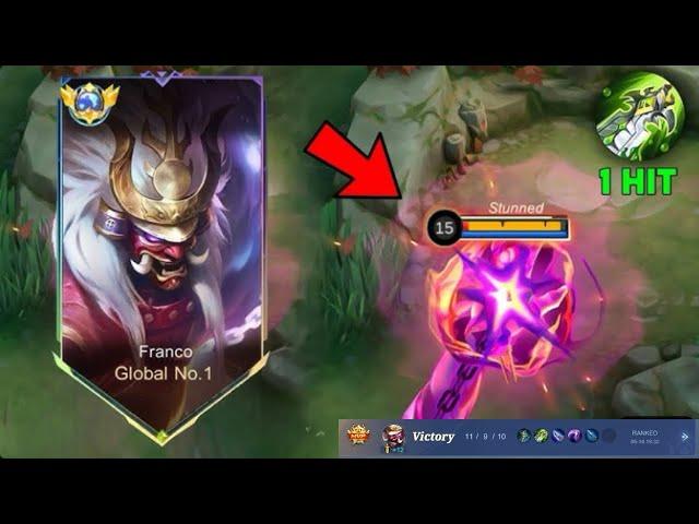 FINALLY !! BEST BUILD & EMBLEM FOR EXP FRANCO (MUST TRY) XOTICTRE | MOBILE LEGENDS