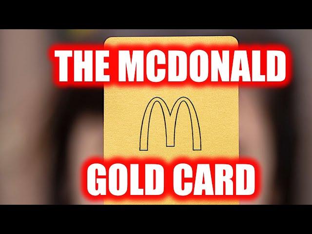 Free Food with the Mcdonald's Gold Card #shorts