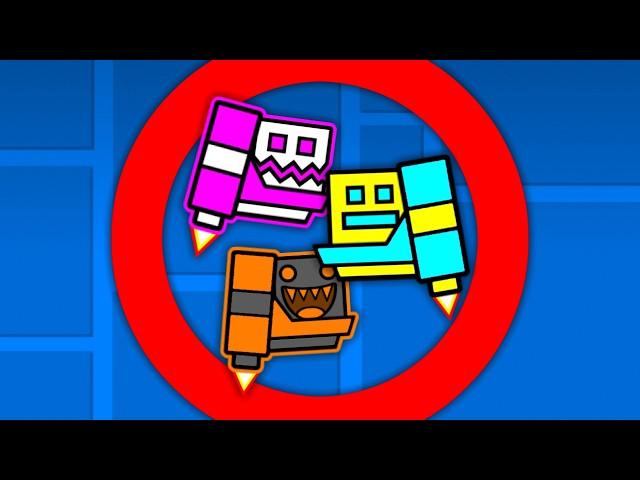 Last To Leave Circle Wins, But In Geometry Dash!