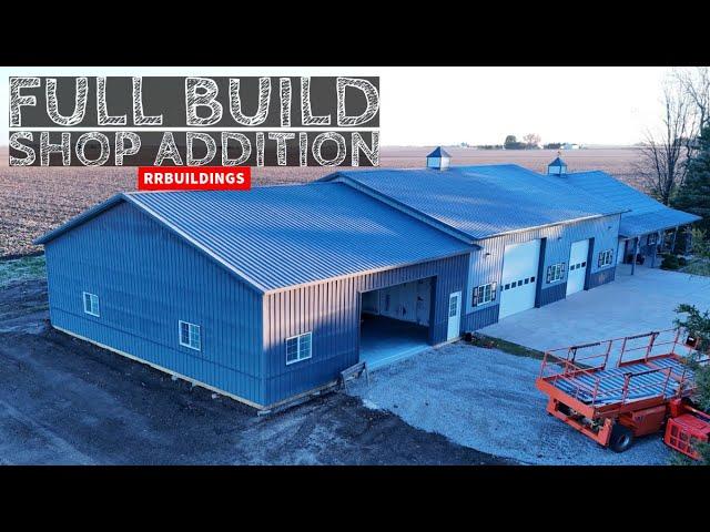 Full Build Shop Addition: 40x48 Start To Finish