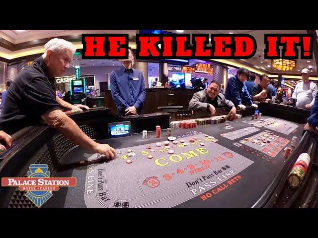 Roll so long it killed all the Batteries! Live Craps at Palace Station