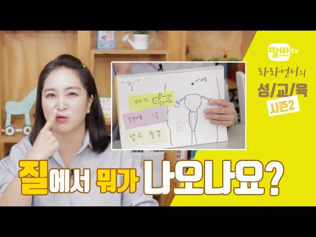 [라라언니의 성교육시간] 질에서는 뭐가 나오나요?
