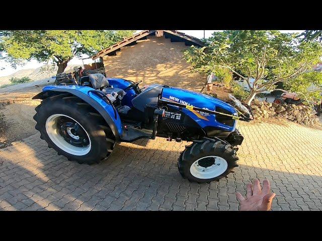 Sıfır Geldikten Sonra İlk Kullanım Testi ( New Holland T580B )