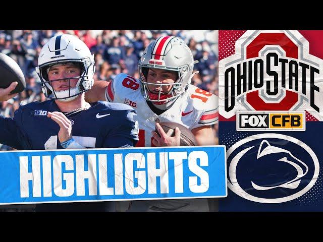 No. 4 Ohio State Buckeyes vs. No. 3 Penn State Nittany Lions Highlights | FOX College Football