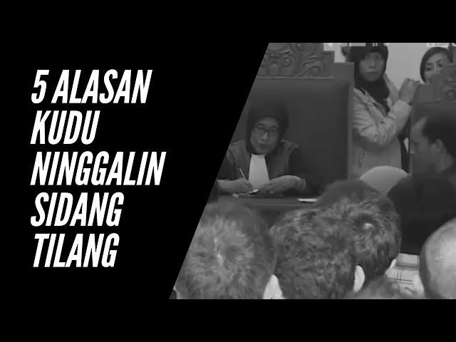 5 alasan kudu ninggalin sidang tilang