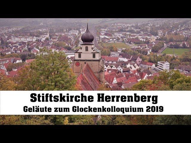 HERRENBERG (D), Stiftskirche St. Marien, Geläute zum Glockenkolloquium (5./6. Oktober 2019)