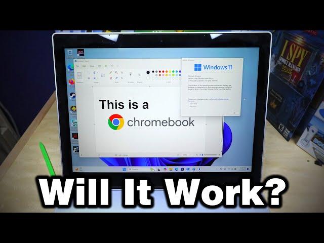 Installing Windows On A Chromebook...