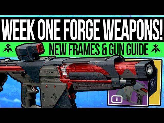 Destiny 2 | Week One FORGE WEAPONS! How to Unlock Ringing Nail, Hammerhead & Perk Roll Guide (Forge)