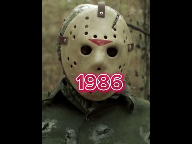 Jason Voorhees Evolution 1980 - 2009 #shorts #viral #horror #jasonvoorhees