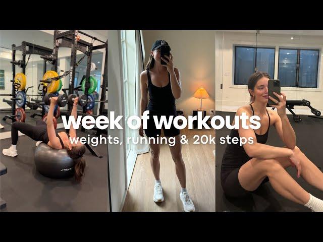 One Week Of Workouts | My Workout Schedule  | My 40 LBS Weight Loss Workout Regime | Emily Didonato